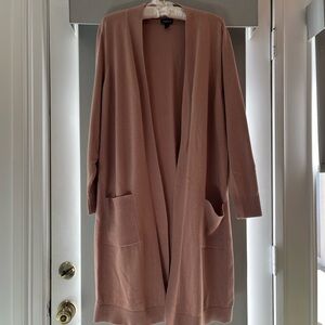 Torrid Blush Pink Open Front Cardigan